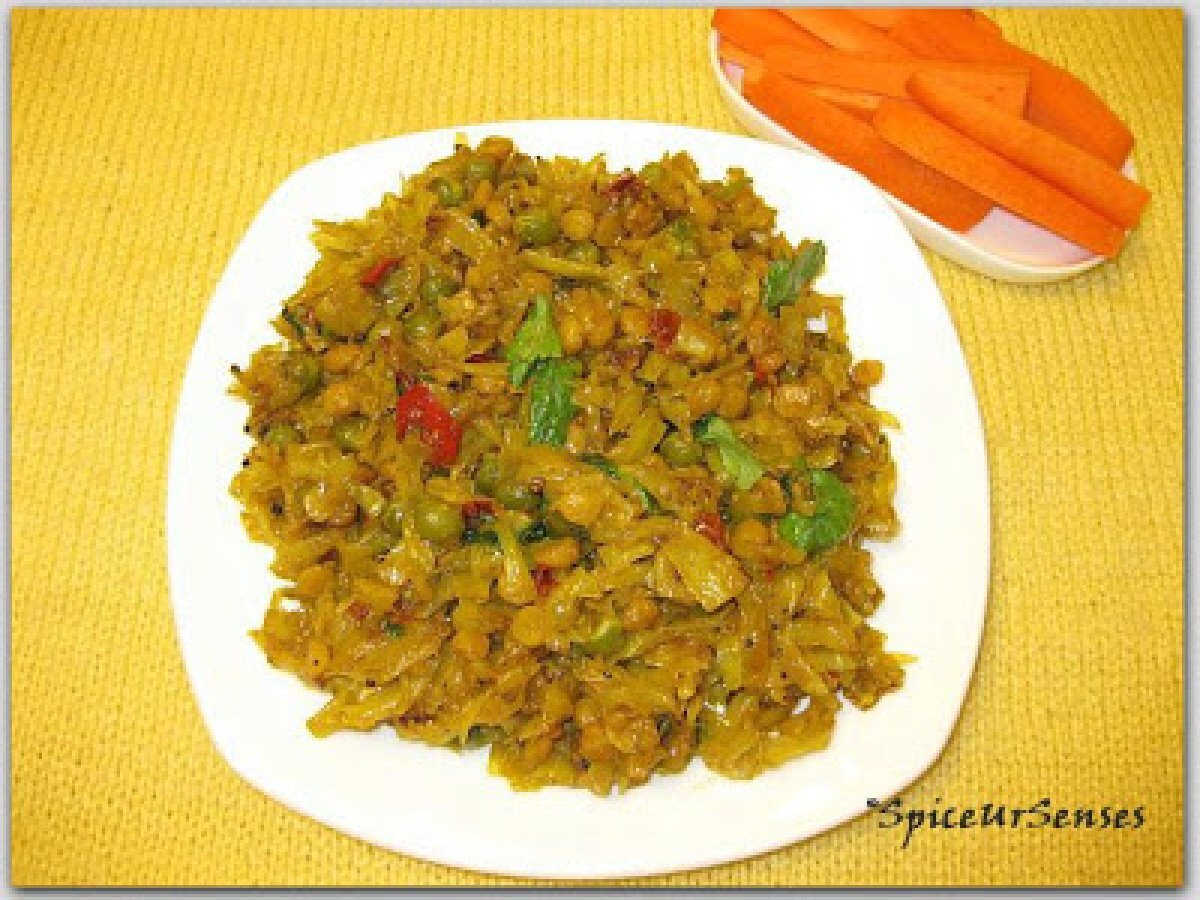 Cabbage Sabji (Band Gobi Stir Fry ) - photo 3