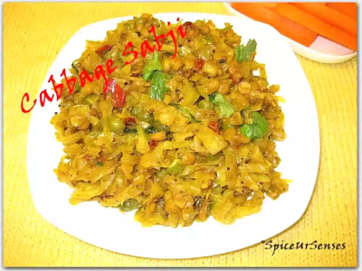 Cabbage Stir Fry (Band Gobi) - photo 2