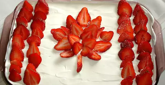 Canada day cake recipe!