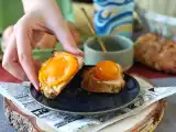 Candied egg yolks with airfryer to spread on a toast!, photo 1
