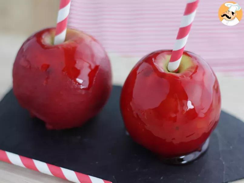 Candy apples - Video recipe ! - Recipe Petitchef
