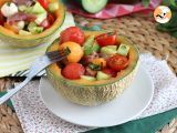 Cantaloupe salad in a cantaloupe, photo 2