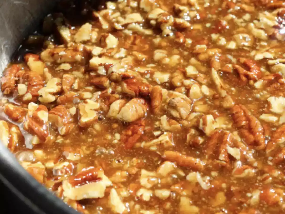 Caramel Pecan Upside-Down Cake - photo 2