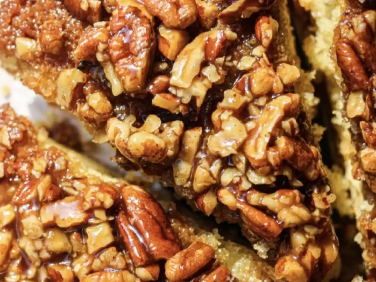 Caramel Pecan Upside-Down Cake - photo 3
