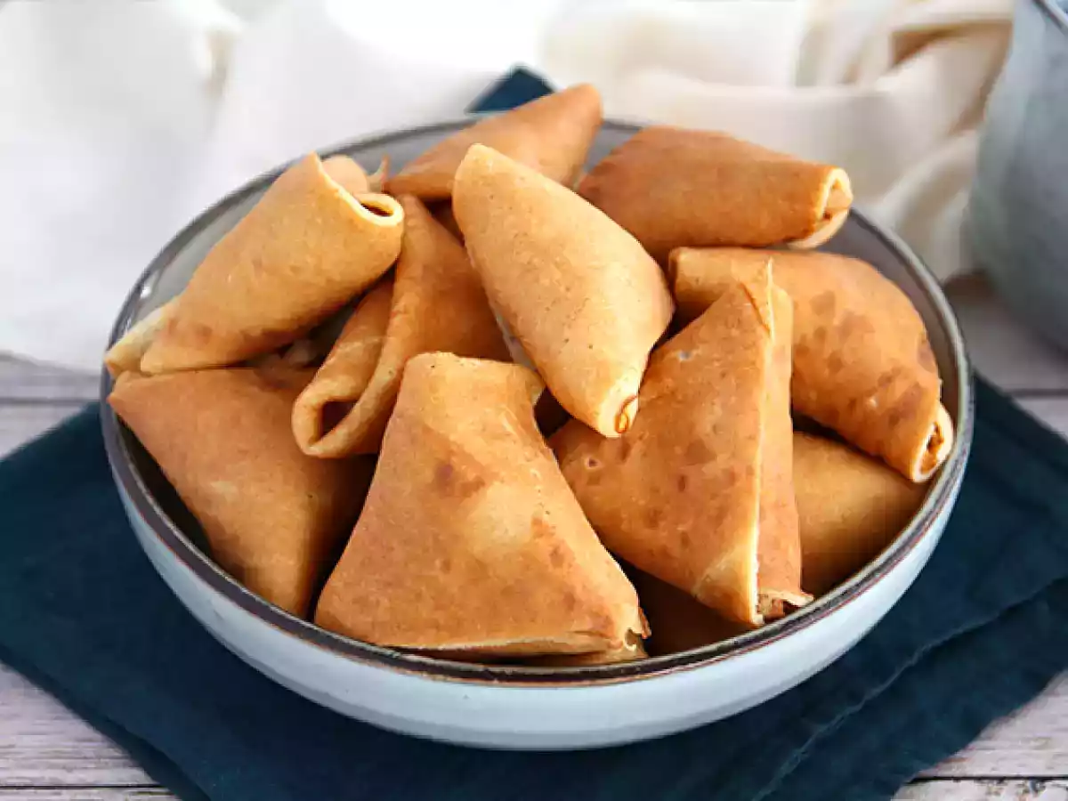 Caramelized apple crepes samosas - photo 2