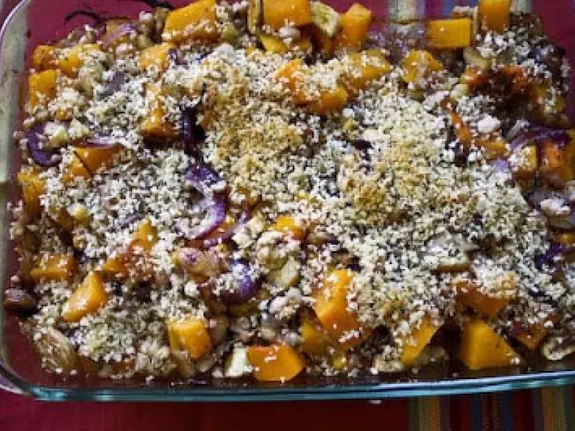 Caramelized Onion Butternut Squash Roast with Chestnuts - photo 2