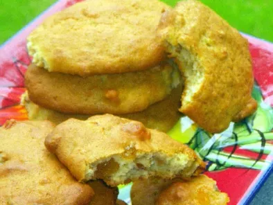 Caribbean Muffin Top Banana Cookies