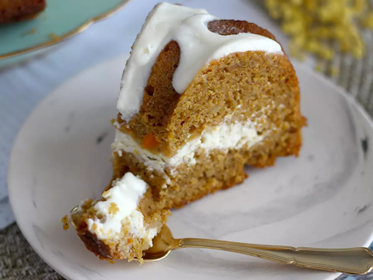 Carrot Cake Filled with Cheesecake - photo 4