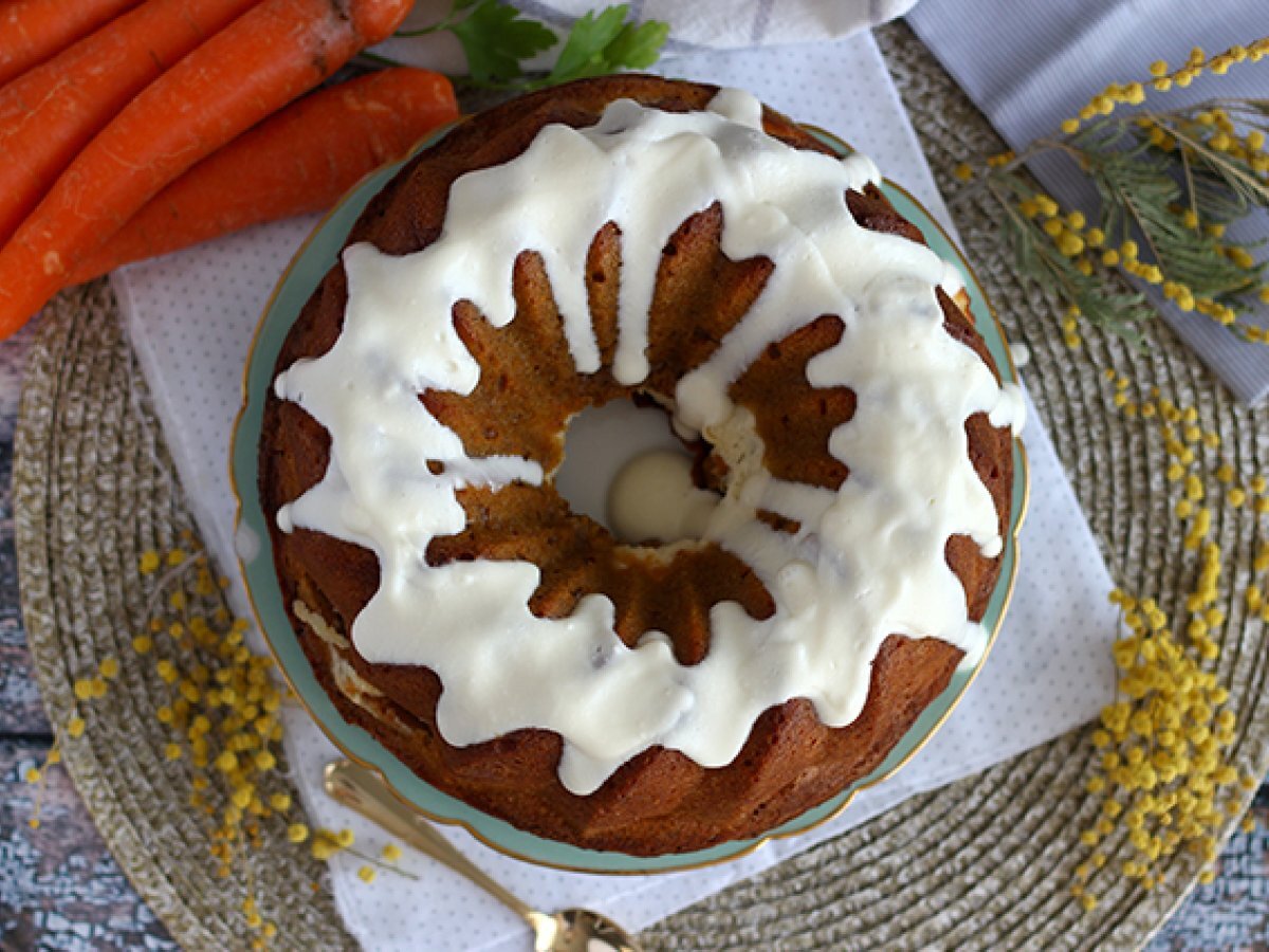 Carrot cake stuffed with cheesecake - photo 5