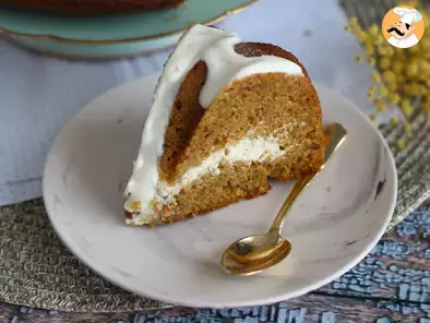 Carrot cake stuffed with cheesecake - photo 6