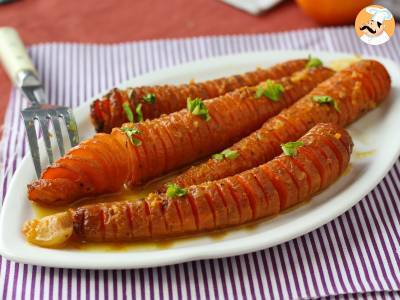 Carrot in honey and clementine sauce