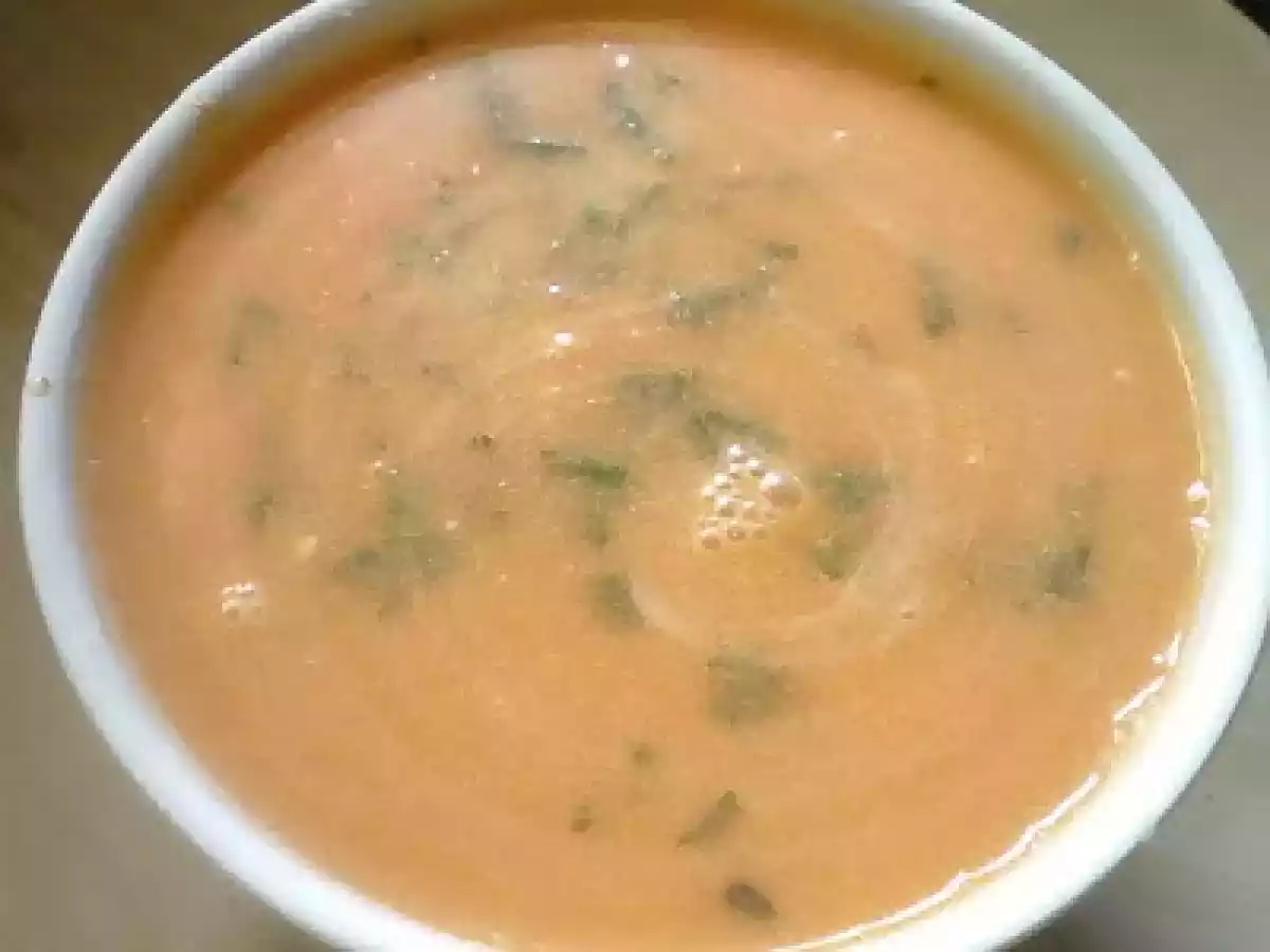 Carrot peel & palm fruit /nungu /ice apple peel soup