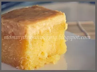 Cassava Cake with Coco Custard Topping
