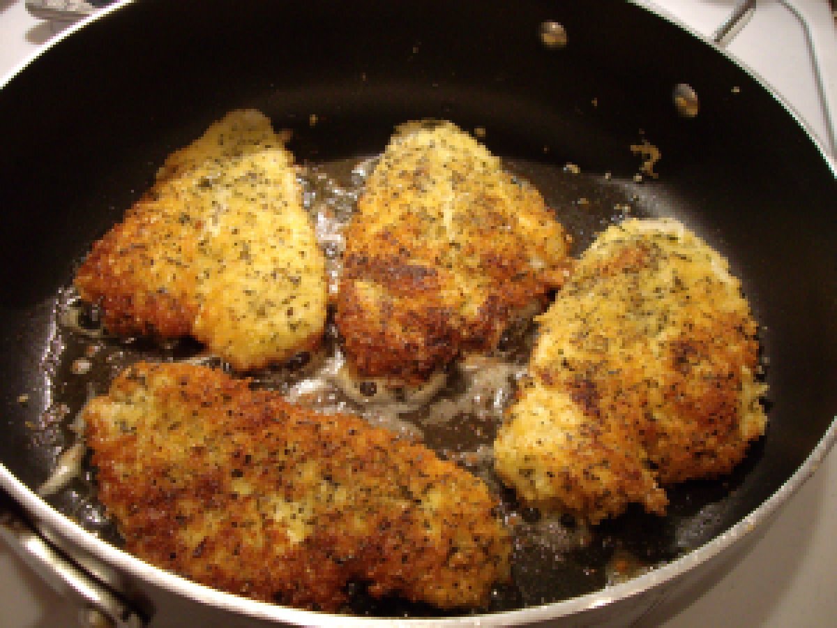 Cauliflower au Gratin w/Panko Crusted Flounder