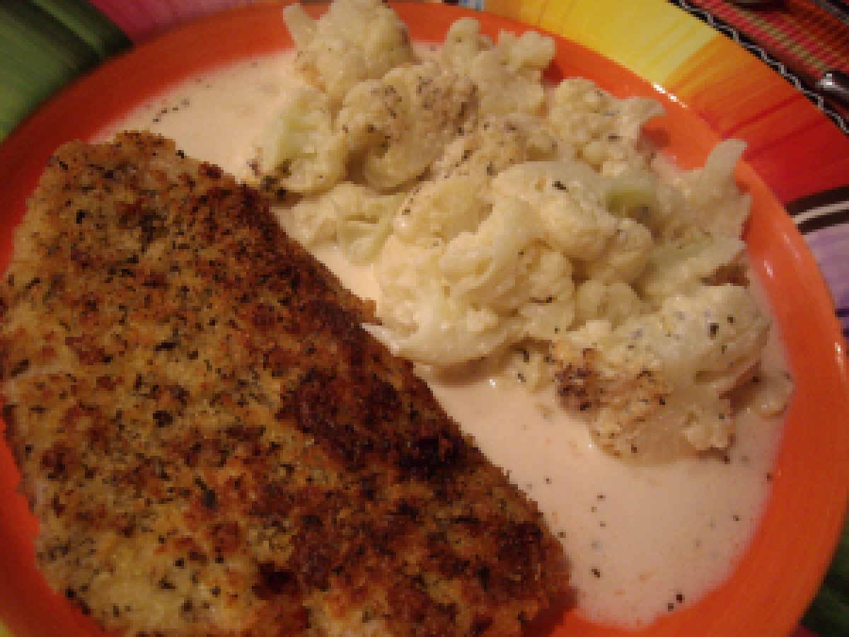 Cauliflower au Gratin w/Panko Crusted Flounder - photo 2