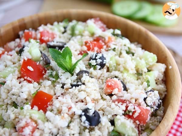 Cauliflower tabbouleh 100% veggie