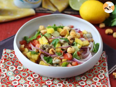 Ceviche with canned cockles