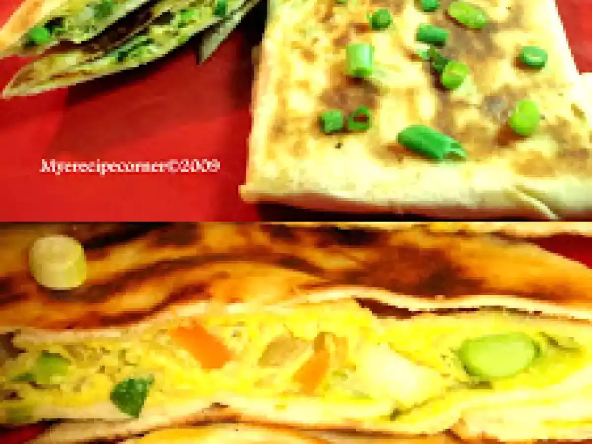 Ceylon Egg Paratha.