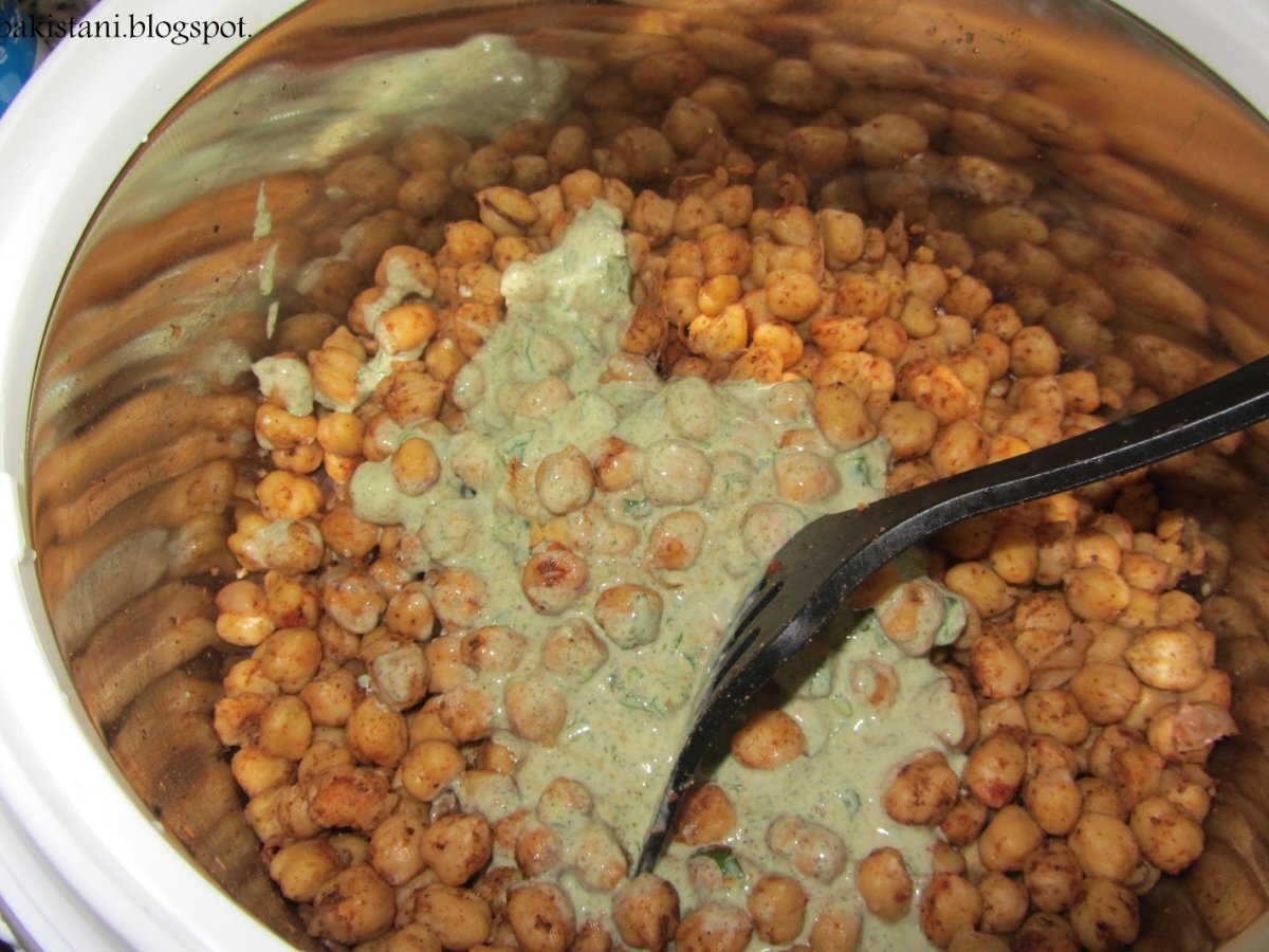 Chana Chaat ( white chickpeas salad) - photo 4