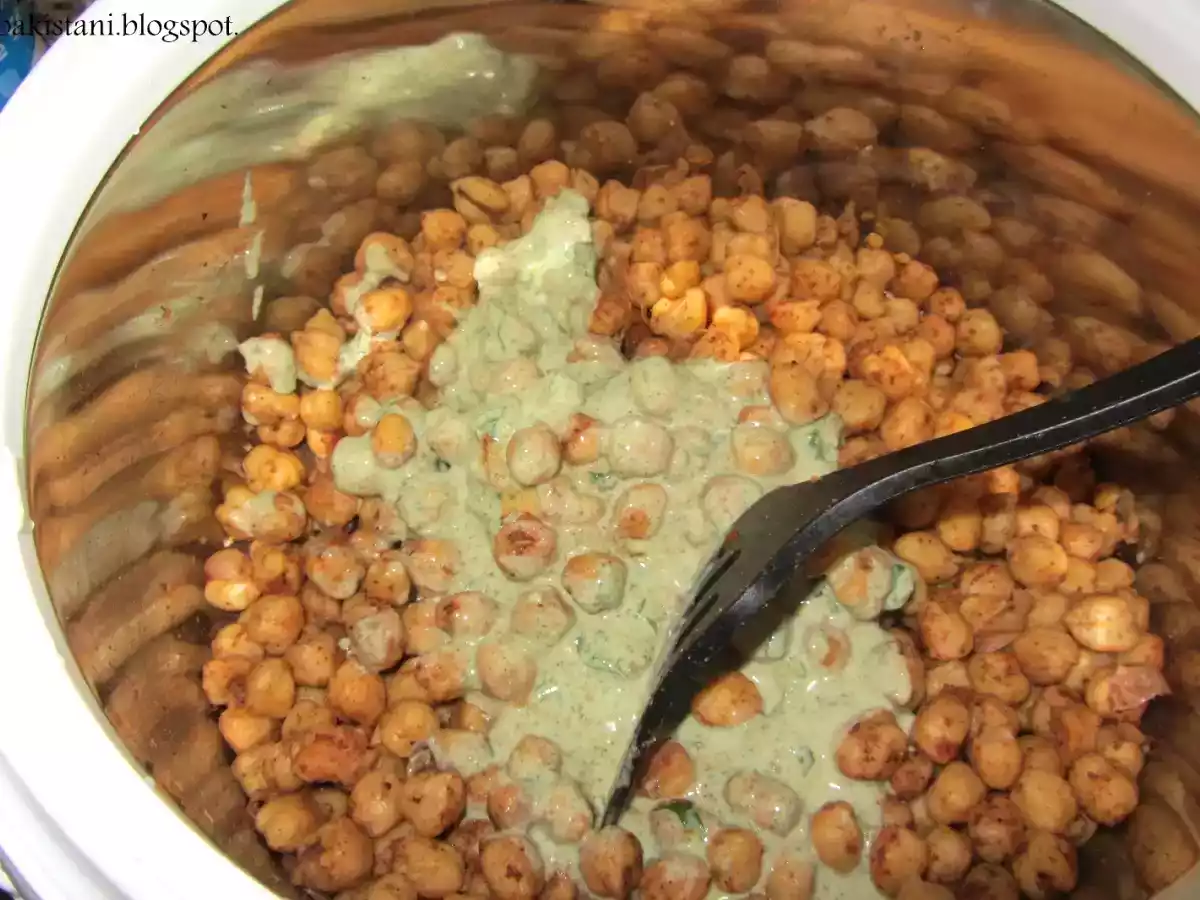 Chana Chaat ( white chickpeas salad) - photo 4