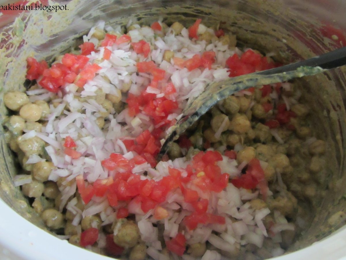 Chana Chaat ( white chickpeas salad) - photo 7