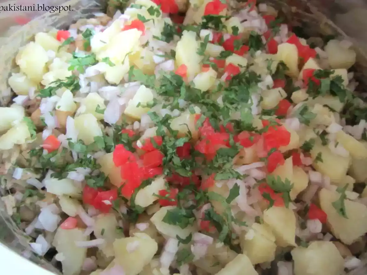 Chana Chaat ( white chickpeas salad) - photo 9