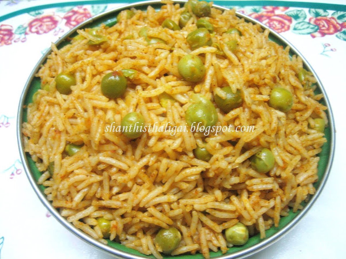 CHAT PHAT PEAS PULAO