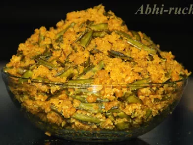 ChavaLikaayi Maatvadi Palya/Guar or Cluster Beans dry curry