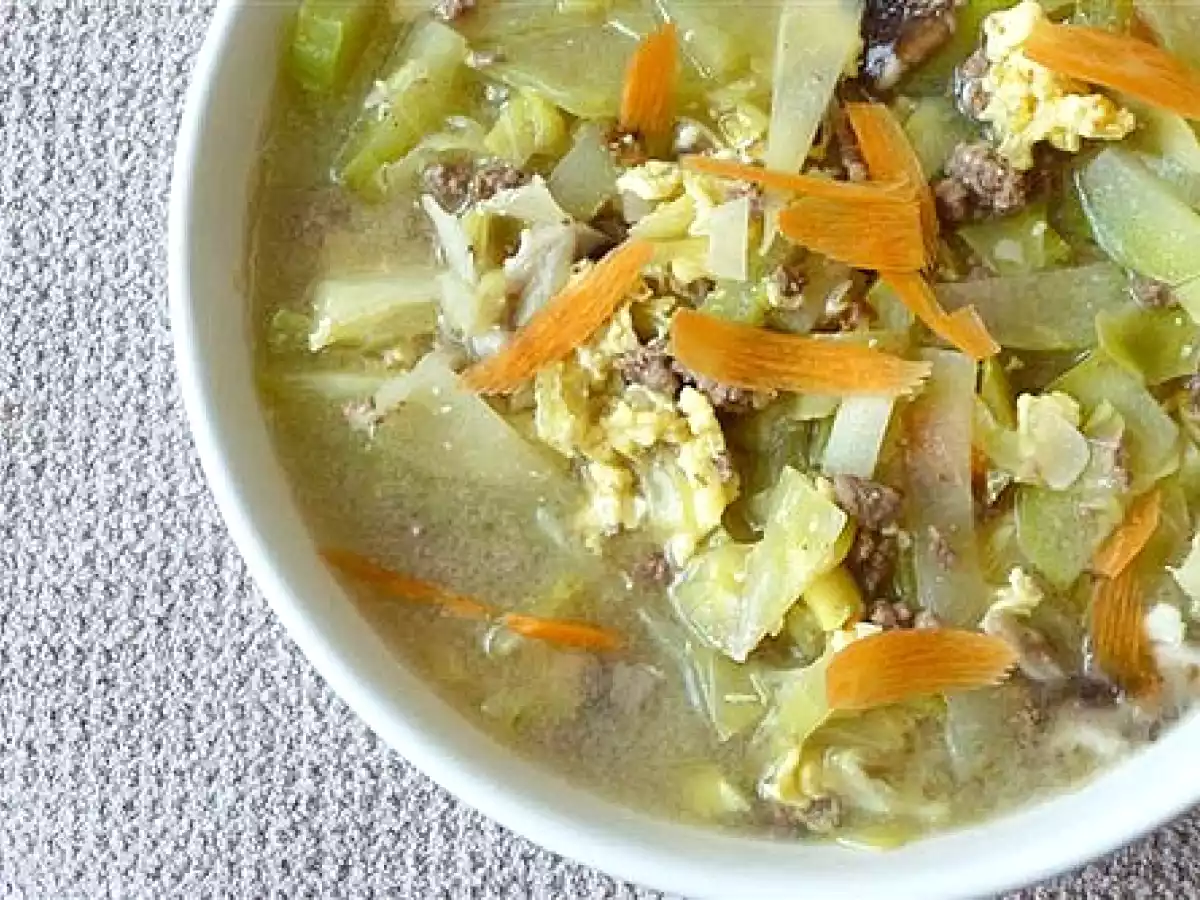 Chayote (Chokos) Egg-Drop Soup