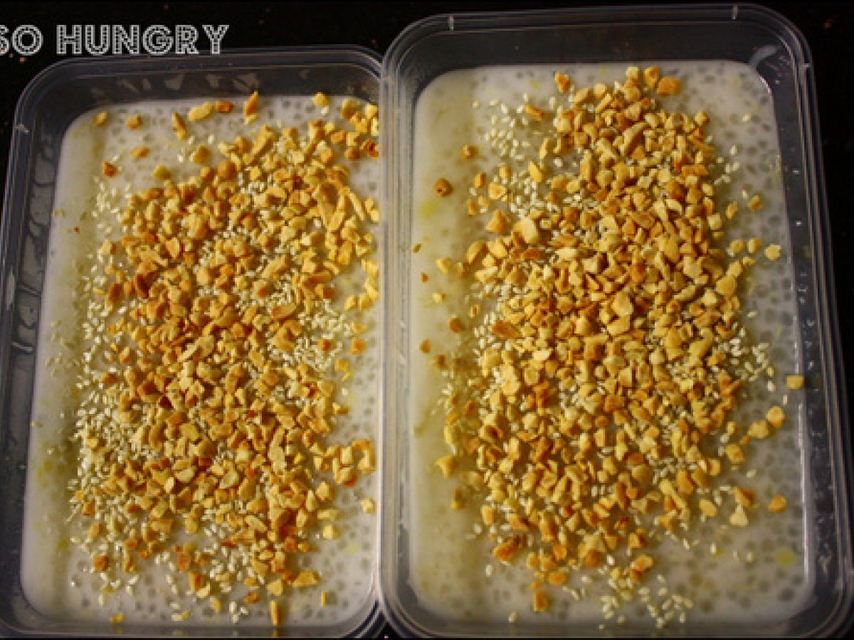 Che Choui (Banana Coconut Tapioca/Sago Pudding Dessert) - photo 2