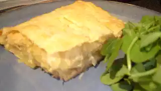 Cheese, onion, and potato pie recipe