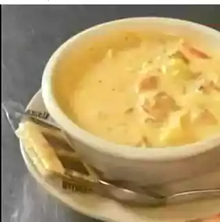 Cheeseburger soup recipe on triple d!