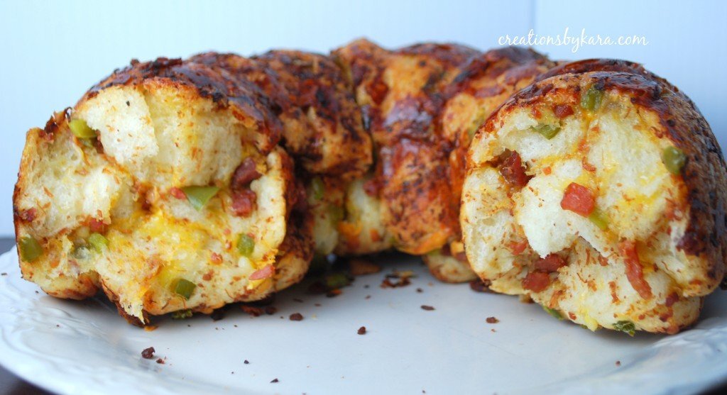 Cheesy bacon pullapart bread Recipe Petitchef