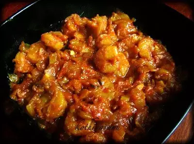 Prawn tomato stir fry recipe