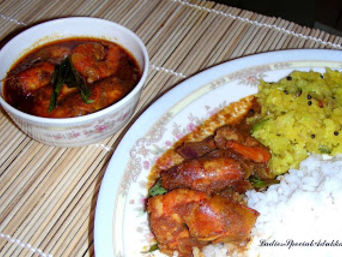 Chemmeen Varutharachathu (Prawns Curry) - photo 2