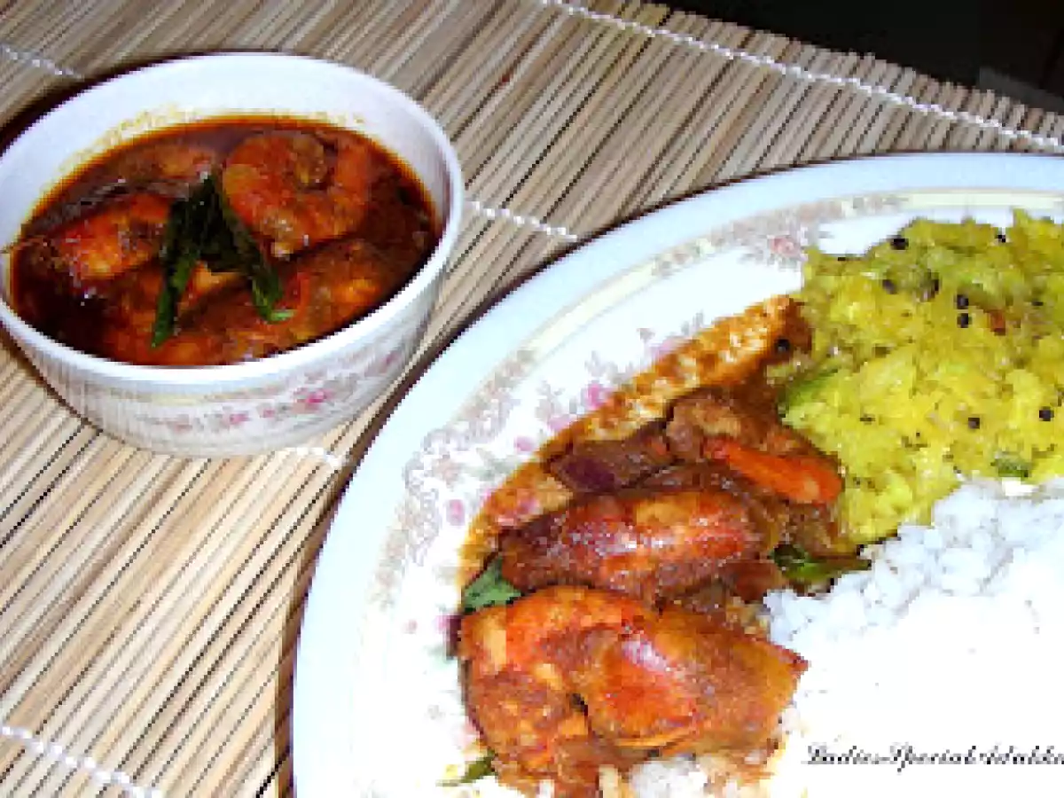 Chemmeen Varutharachathu (Prawns Curry) - photo 2