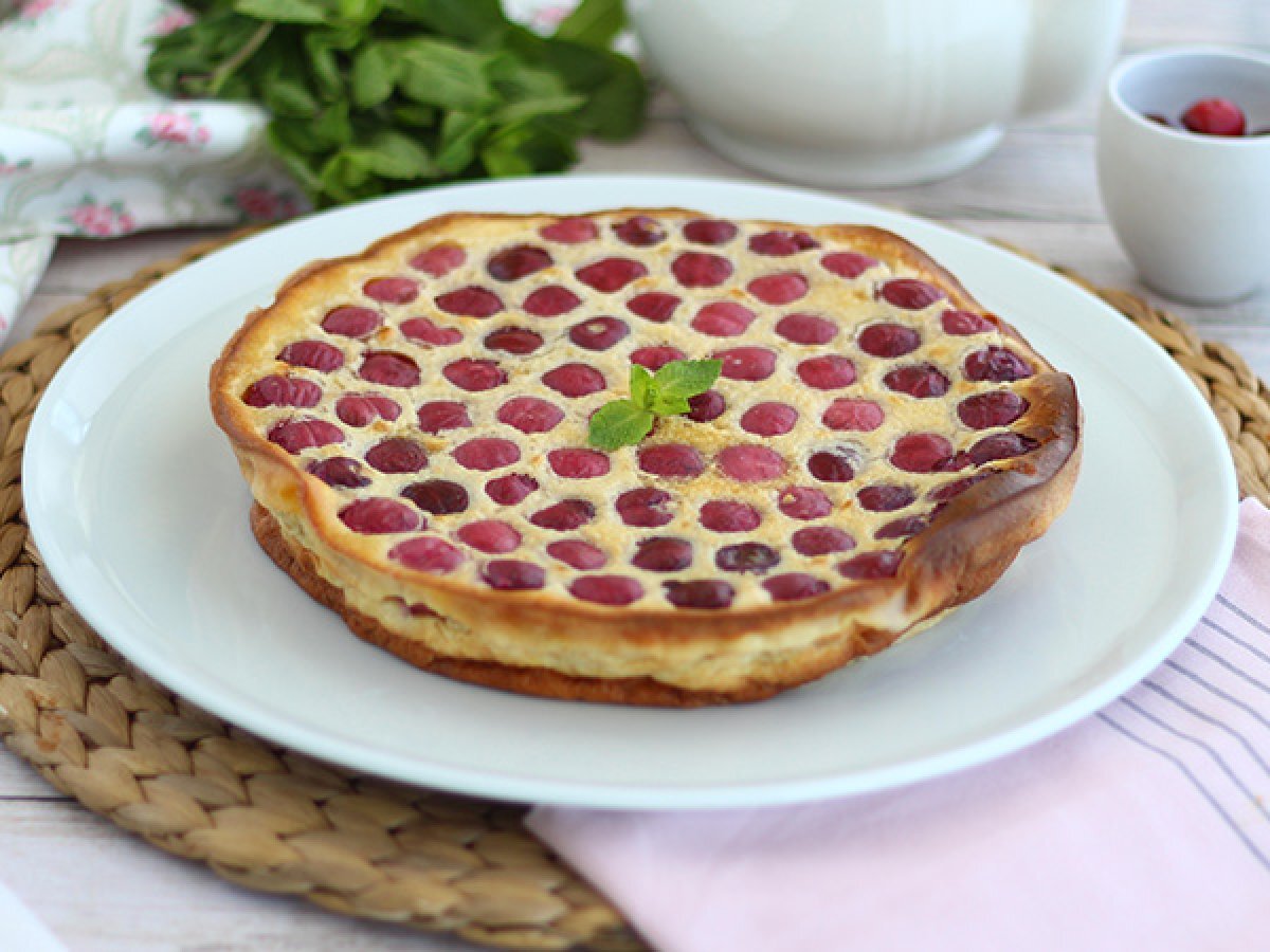 Cherry clafoutis, a classic summer cake - photo 2