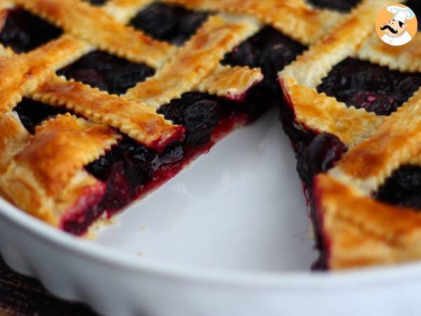 Cherry puff pastry tart - photo 4