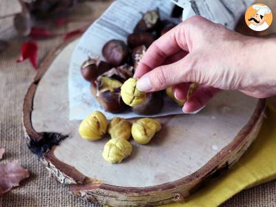 Chestnuts roasted in an air fryer - photo 2