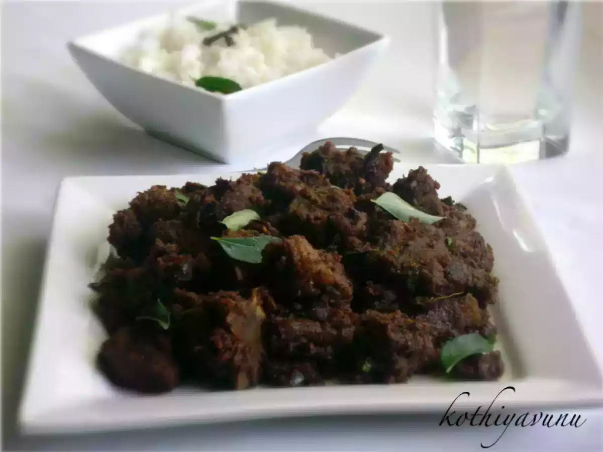 Chettinad Mutton Chukka Varuval /Spicy Lamb Dry Curry - photo 2