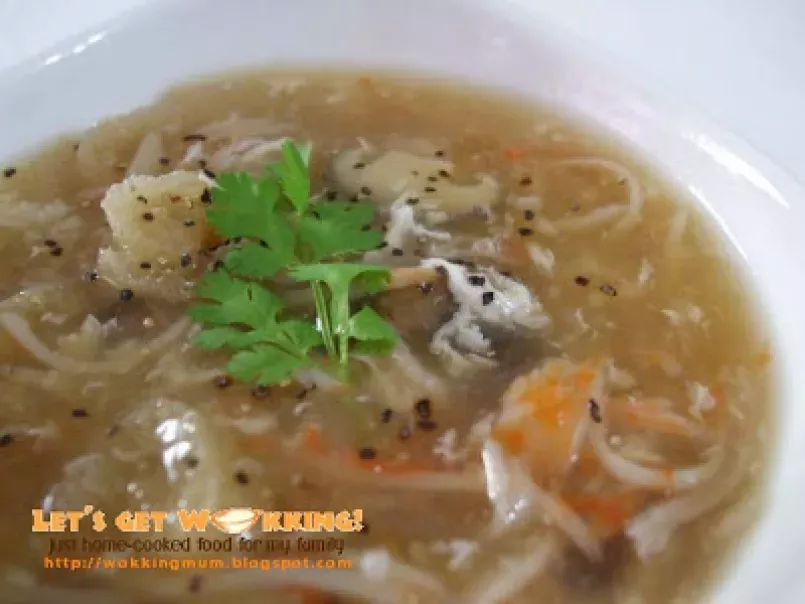 Chicken and Bamboo Pith (Thick) Soup, photo 2