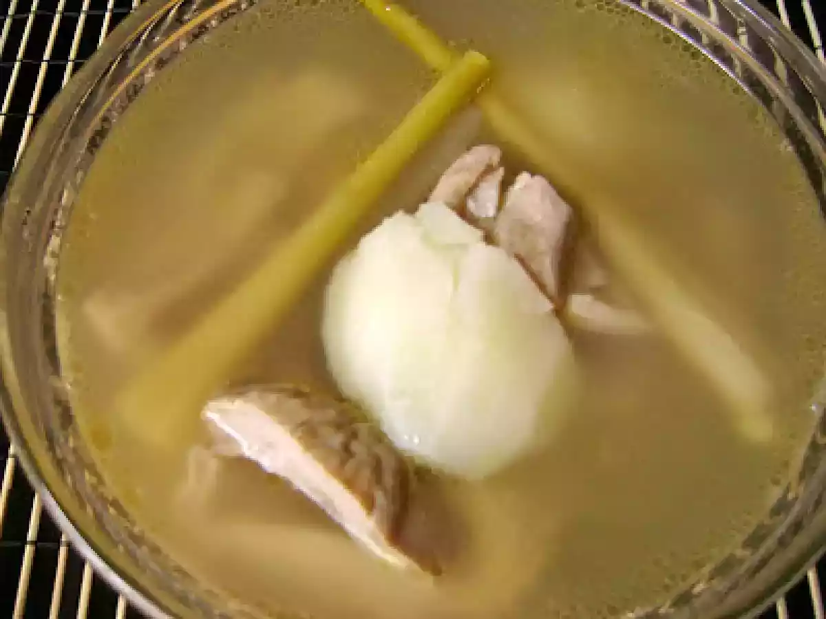 Chicken And Lemon Grass With Potato Soup