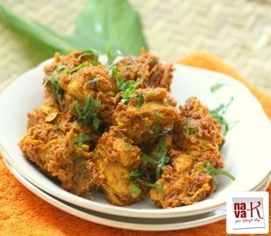 chicken with tamarind shallots rendang, Recipe Chicken Petitchef (ayam)