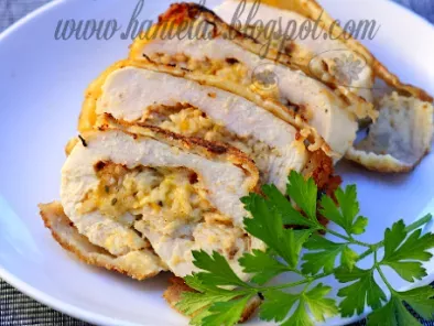 ~Chicken Breast Stuffed with Apple and Cheese~