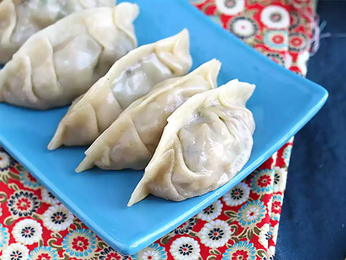 Chicken, carrot, and mushroom gyozas - photo 7