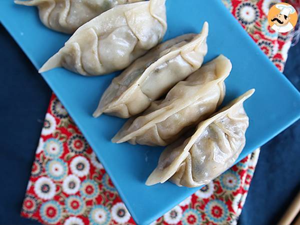 Chicken, carrot, and mushroom gyozas - photo 4