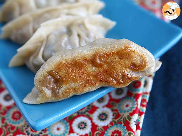 Chicken, carrot, and mushroom gyozas - photo 8