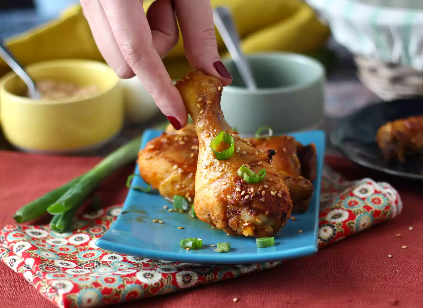 Chicken drumsticks with japanese marinade recipe