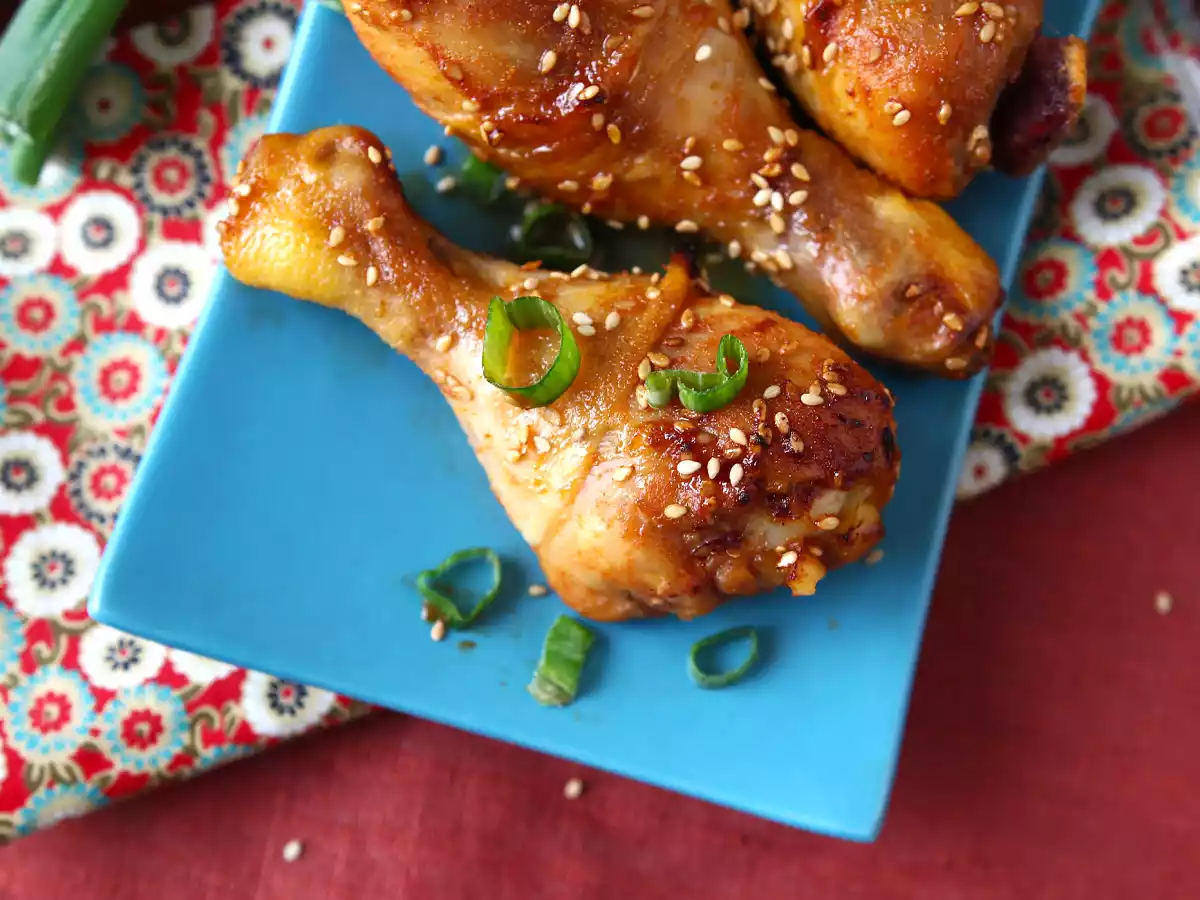 Chicken drumsticks with a japanese marinade - photo 3
