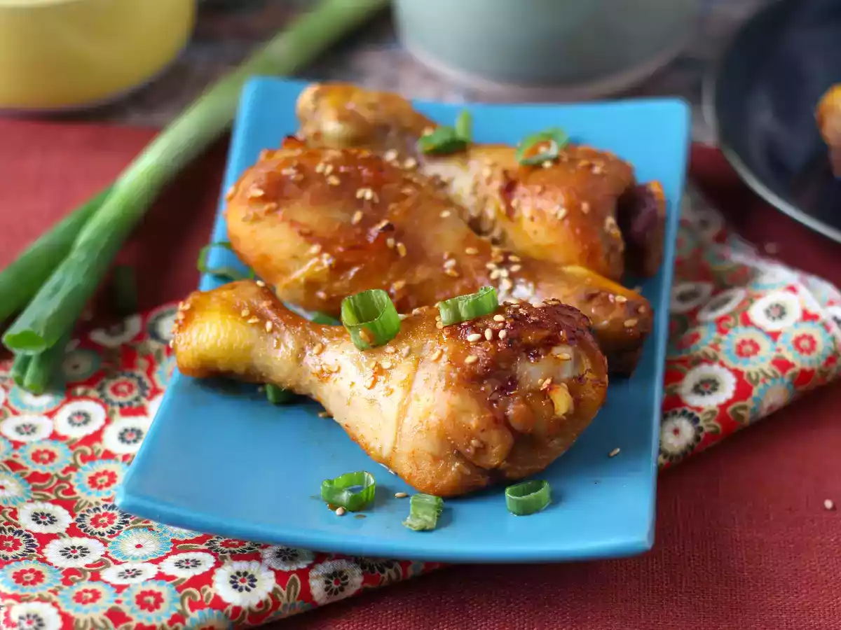 Chicken drumsticks with a japanese marinade - photo 4